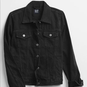 Black jean jacket - worn once